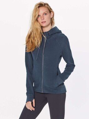 Lululemon Warm For Winter Jacket Mach Blue Size 6